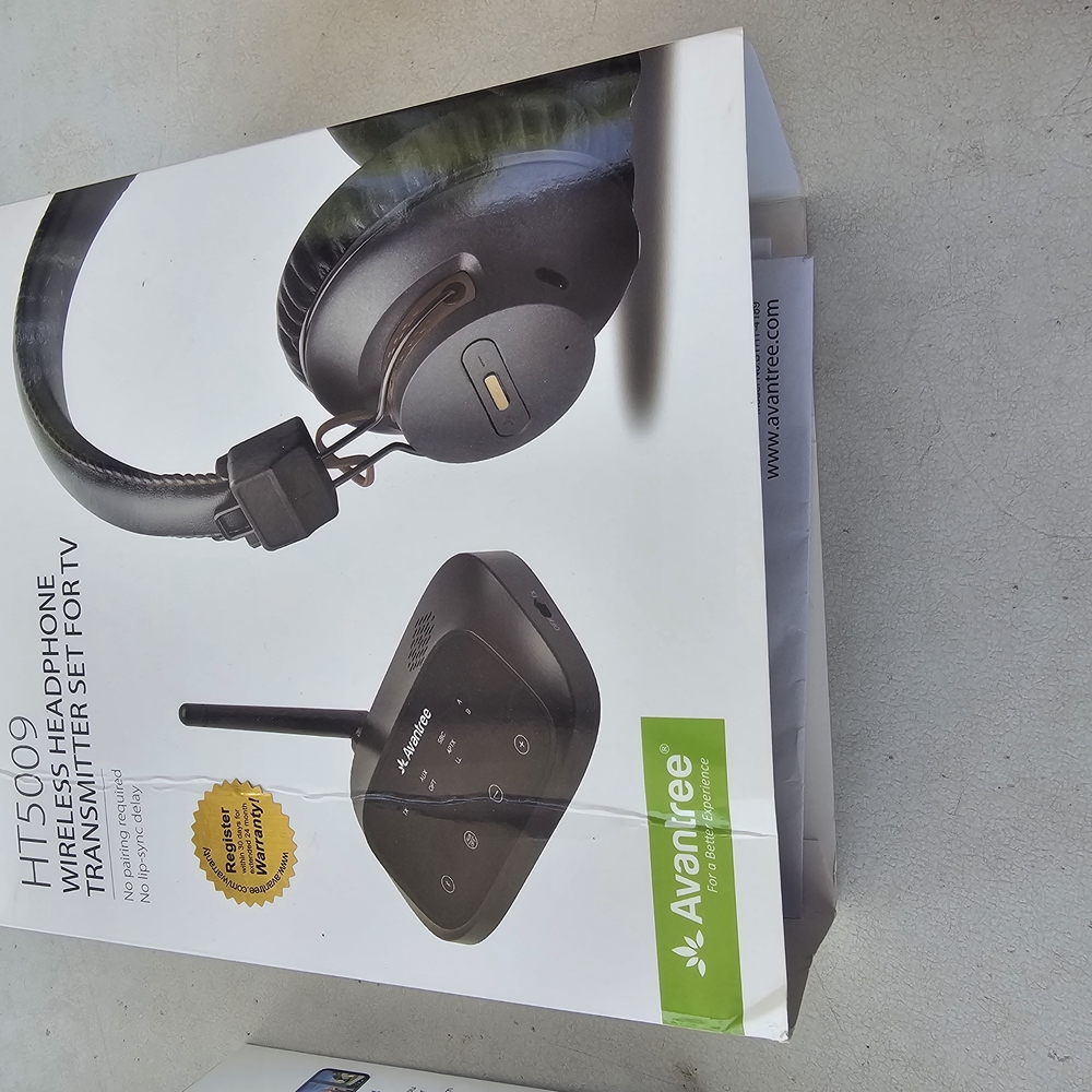 HT5009 Wireless On-Ear Headphones - Black